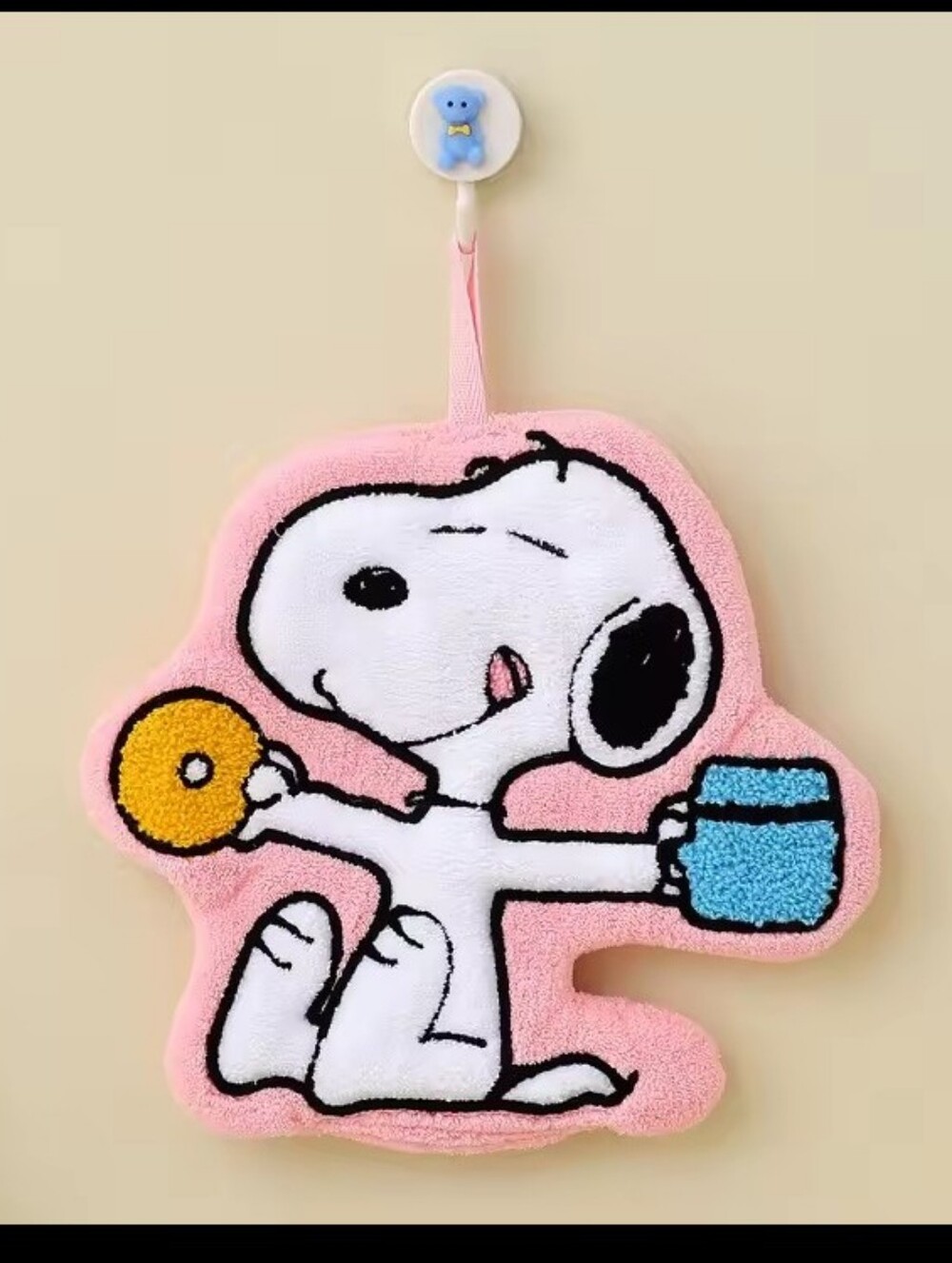 🆕 Snoopy Hanging Kitchen Bathroom Hand Towel